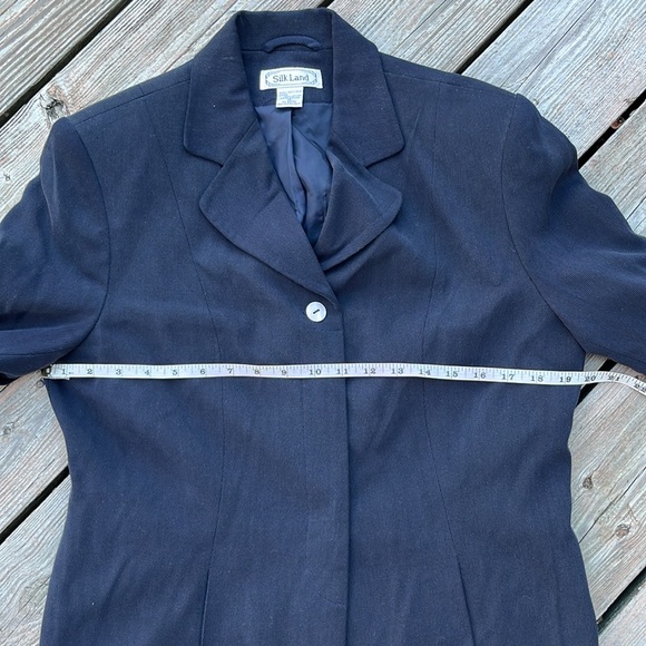 Vintage Silk Land unique blazer 10-12 - Picture 6 of 9